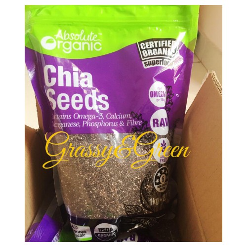 HẠT CHIA ÚC ABSOLUTE ORGANIC TÚI TÍM 1KG