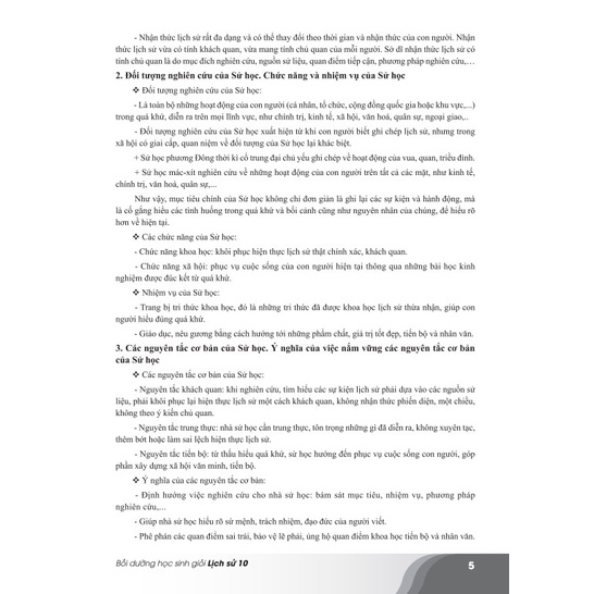 Sách - Bồi Dưỡng Học Sinh Giỏi Lịch Sử Lớp 10 - Theo chương trình GDPT mới - ndbooks
