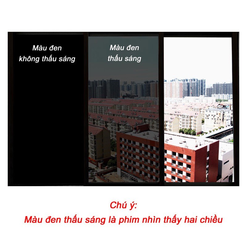 (1611)Decal phim dán kính cách nhiệt phản quang cản nắng nóng chống tia UV tiết kiệm điện năng