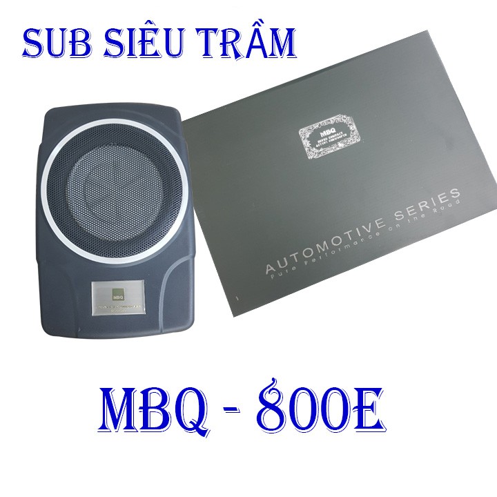 Loa Bass siêu trầm đặt gầm ghế ô tô MBQ-800E Công suất 160W- Bảo hành 12 tháng