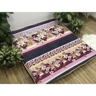 Thảm nỉ hoa trải giường 1m2