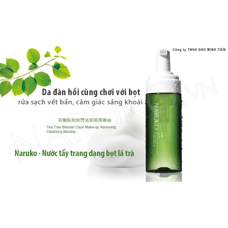 Sữa rửa mặt kiêm tẩy trang Naruko Tea Tree 150ml