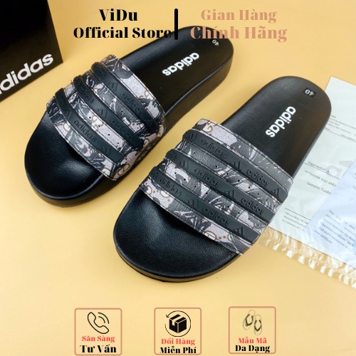 [Ảnh thật] Dép nam thời trang Adidas ViDu - 8939 đế cao su êm nhẹ, chống thấm nước