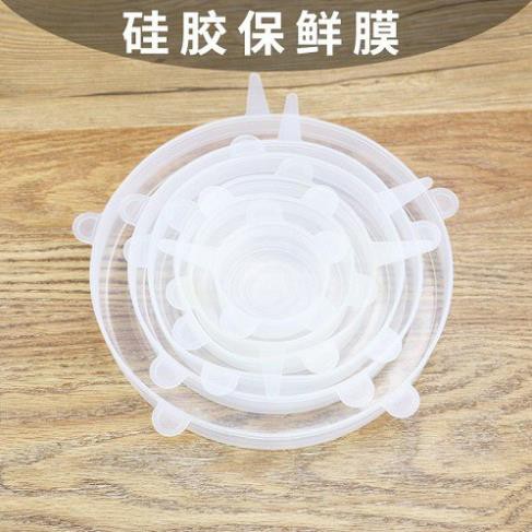 [FREE SHIP] Bộ nắp đậy silicon bọc thực phẩm, hộp thức ăn, chai nhựa [nắp đậy lò vi sóng, tủ lạnh] [XẢ KHO HOT]