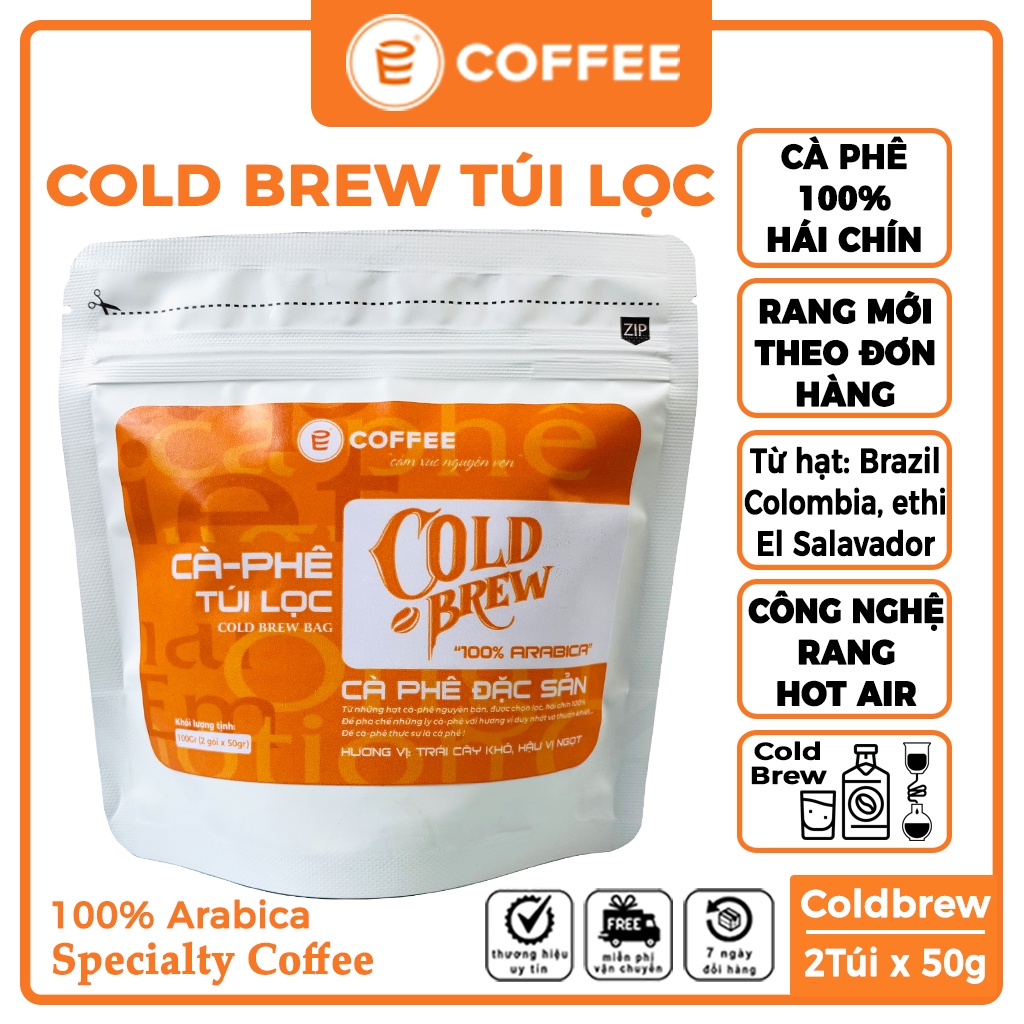 Cà phê nguyên chất rang mộc E COFFEE, Combo 4 gói dùng thử trải nghiệm 4 vị cà phê rang xay chất lượng cao và tươi mới. | BigBuy360 - bigbuy360.vn