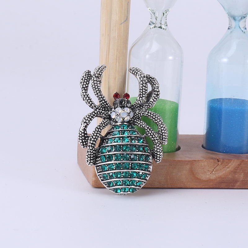 Ghim Cài Áo Hình Nhện Đính Đá Thời Trang Cho Nam