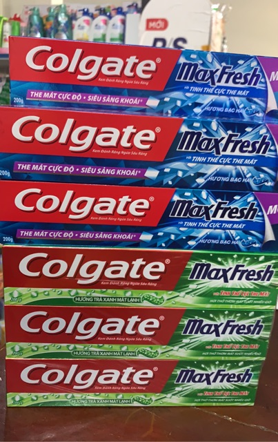 Kem Đánh Răng Colgate Max Fresh 180G Hương Bạc Hà/trà xanh