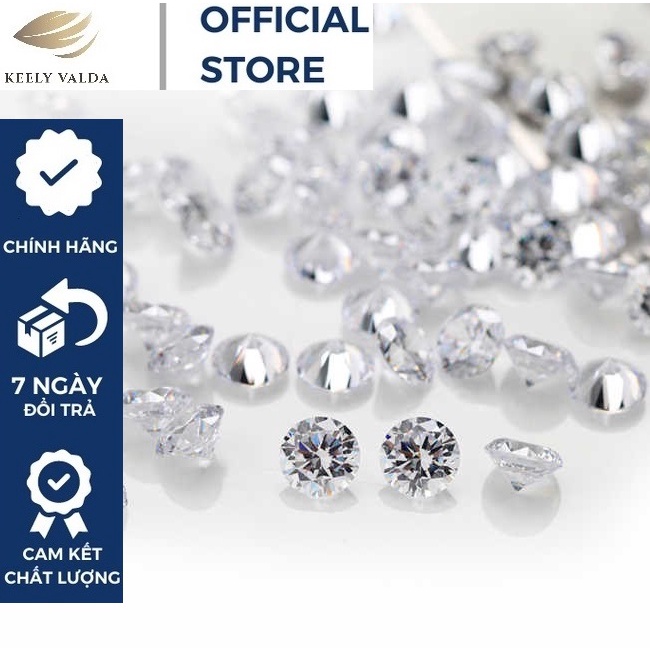 Đá CZ 3 Ly  Cubic Zirconia loại 5A - Siêu Cứng cao cấp nhập khẩu Thụy Sỹ