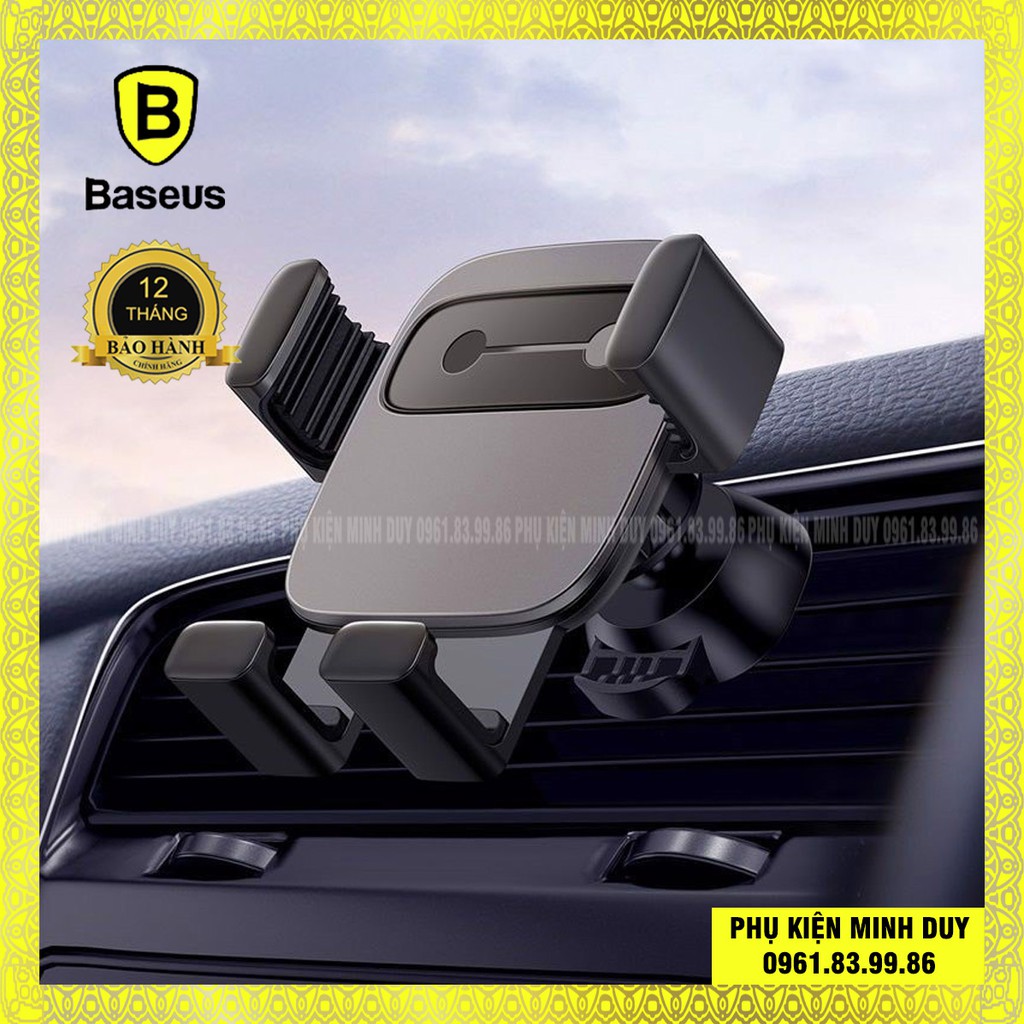 Bộ đế giữ điện thoại trên xe hơi Baseus Cube Gravity Vehicle-Mounted Holder (Air Vent, Navigation Car Mount)