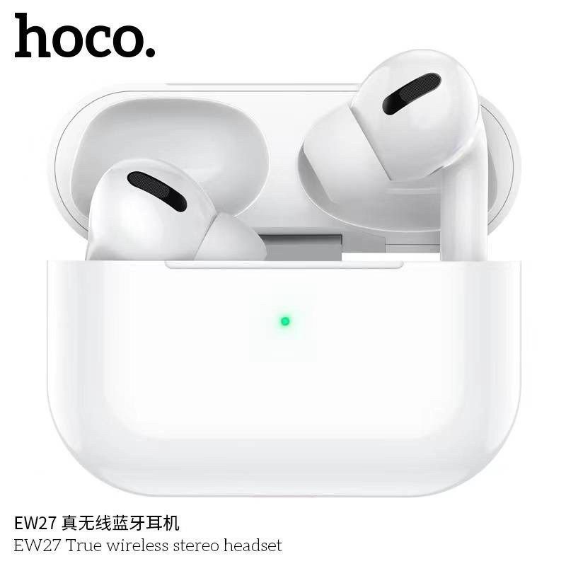 Tai Nghe Nhét Tai Không Dây HOCO EW27, Bluetooth 5.3, 4H Nghe Nhạc, Tích Hợp Micro Đàm Thoại, Âm Thanh Sống Động.