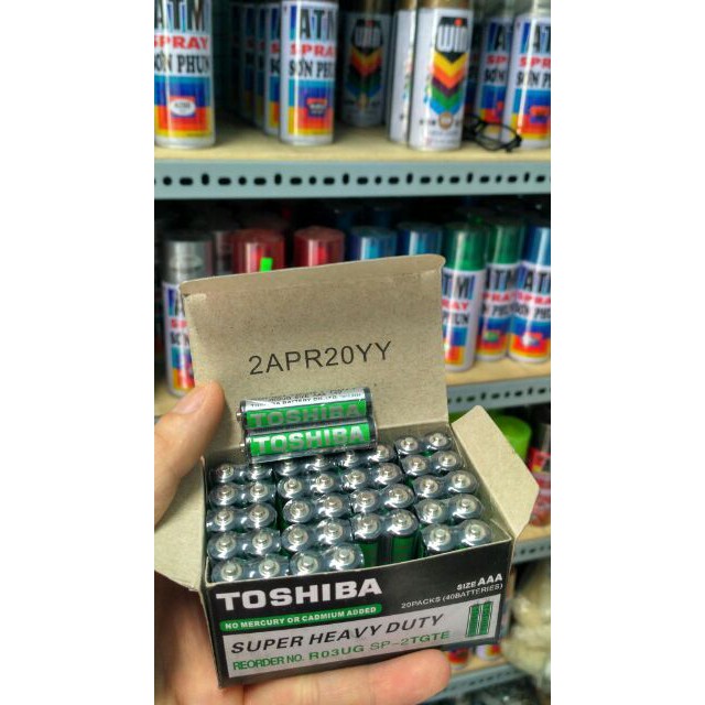 40 viên Pin nhí Toshiba AAA