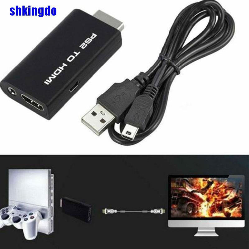 Bộ Chuyển Đổi Shk Ps2 Sang Hdmi Video Với Đầu Ra Âm Thanh 3.5mm Cho Hdtv