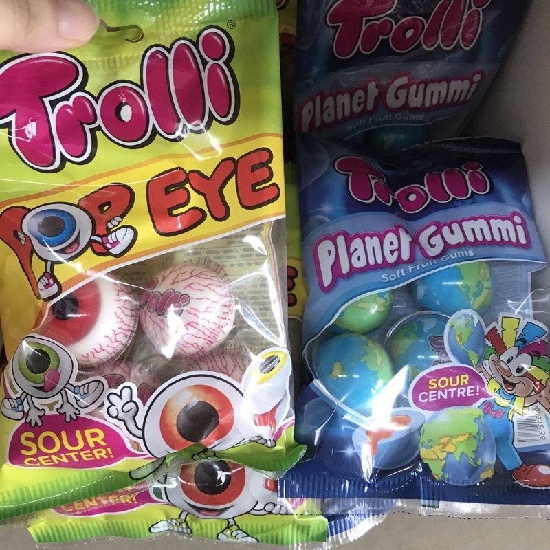 Kẹo dẻo Trolli Quả đất và Con mắt gói 4 viên