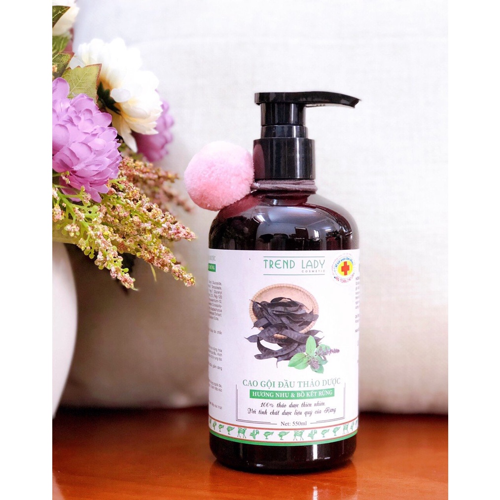 Cao gội đầu thảo dược Người Dao TREND LADY 550ml -  HƯƠNG NHU & BỒ KẾT RỪNG KHO BUON PHIA NAM