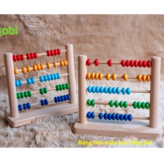Đồ chơi gỗ - Bộ bảng tính toán học bằng hạt gỗ