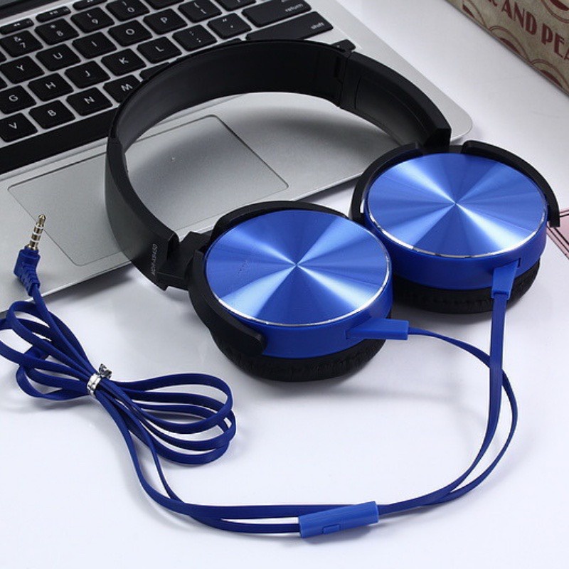 Tai Nghe Chụp Tai Có Dây Extra Bass 450AP Dùng Cho Điện Thoại, Laptop, Máy Tính Jack Cắm 3.5mm Cho Âm Thanh Cực Hay