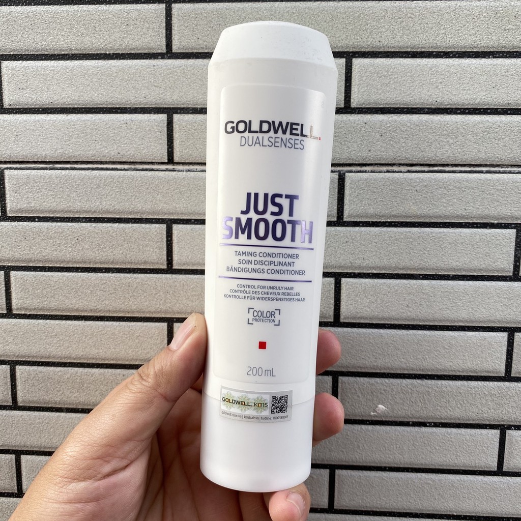 🇩🇪Goldwell🇩🇪 Dầu xả suôn mượt Goldwell Dualsenses Just Smooth Taming Conditioner 1000ml