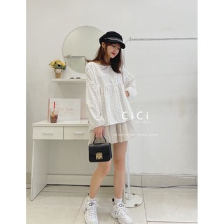 Áo sơmi bbd hoạ tiết CICISTUDIO