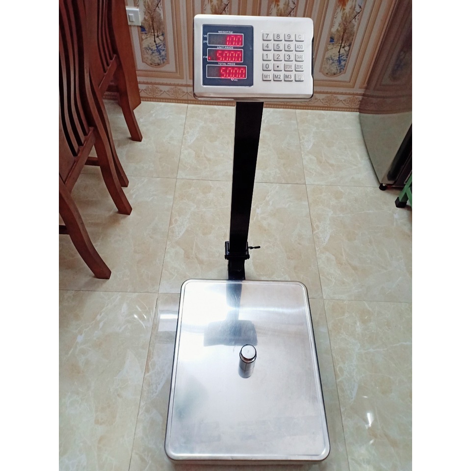 Cân Bàn Điện Tử Tính Tiền NINDA 100KG - 150KG - 300KG  Bàn Cân Inox Cao Cấp