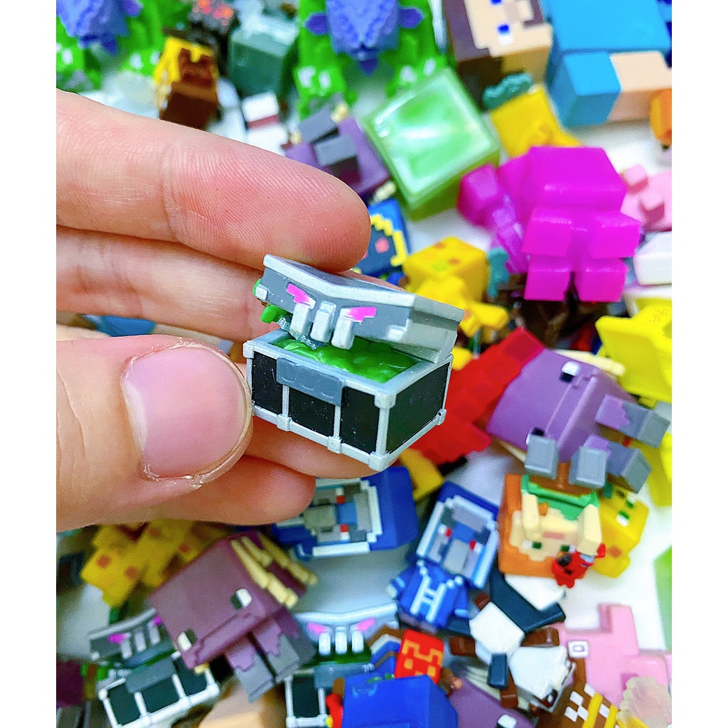 Mô hình minecraft - Minifigure minecraft - Hàng chính hãng Mattel - Giao ngẫu nhiên