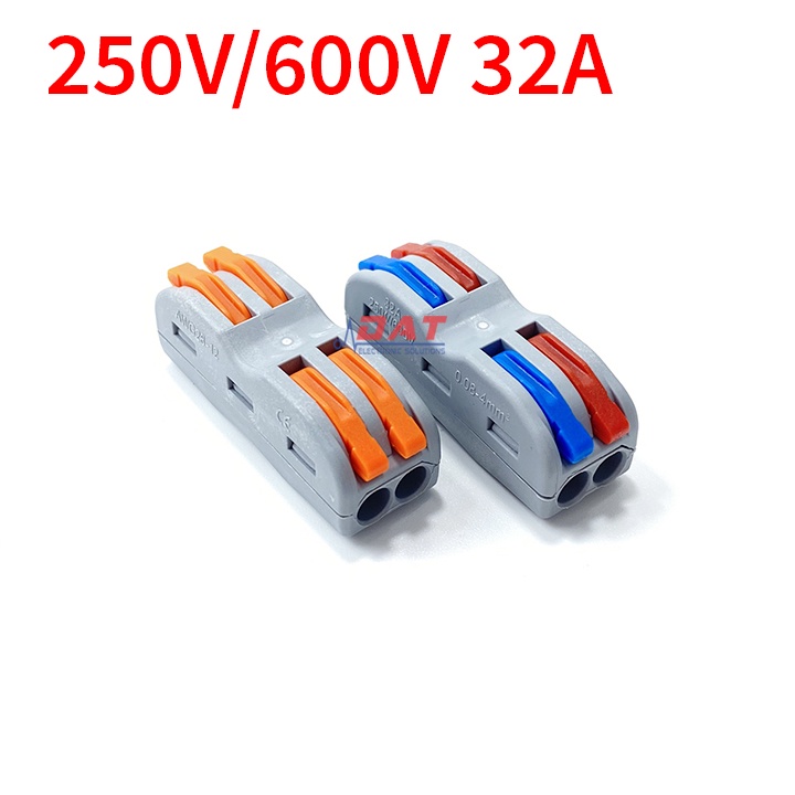 Cút Nối Dây Điện 2 Đầu Ra 2 Đầu - 32A 250V/4KV SPL-2