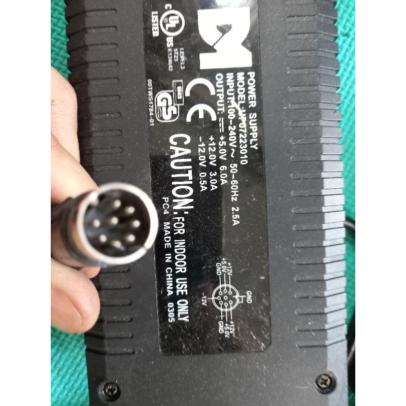 Adapter 5v 6a 12v 3a UP07223010 DM sài tốt.