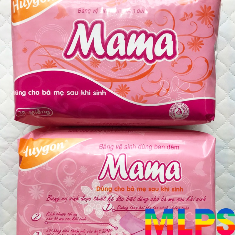 Băng vệ sinh mama cho mẹ sau sinh 12 miếng