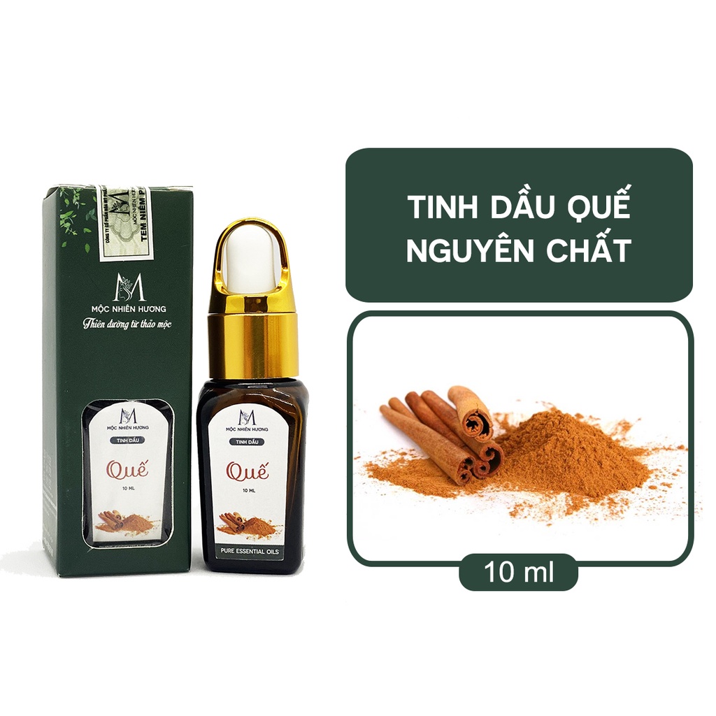 Tinh dầu quế nguyên chất Mộc Nhiên Hương 10ml thư giãn, xông phòng, khử mùi, đuổi muỗi