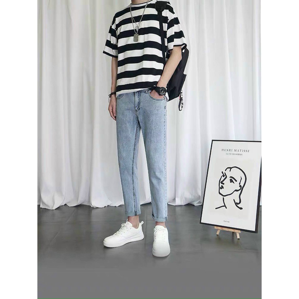 Quần jean Skinny SGES Unisex dáng ôm