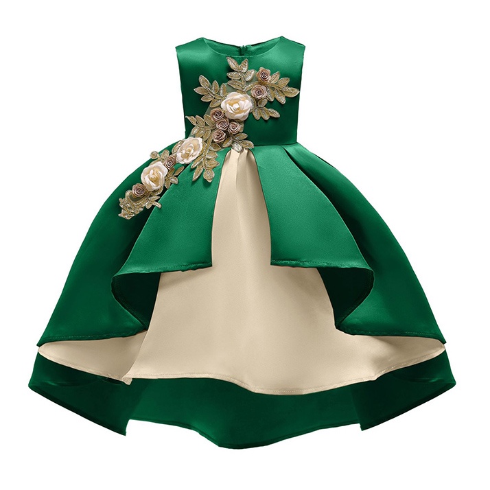 BEAR LEADER Đầm Công Chúa Không Tay Thắt Nơ Thời Trang 2023 Mới Cho Bé Gái