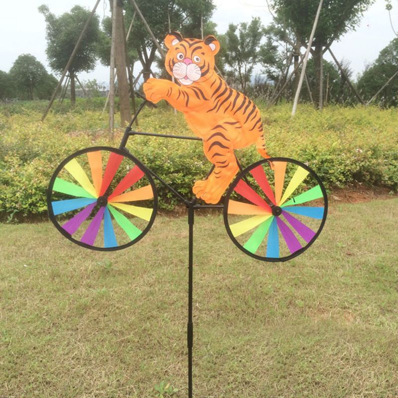 Chong Chóng Gió Hình Xe Đạp 3D Trang Trí Vườn / Tiệc Cho Bé