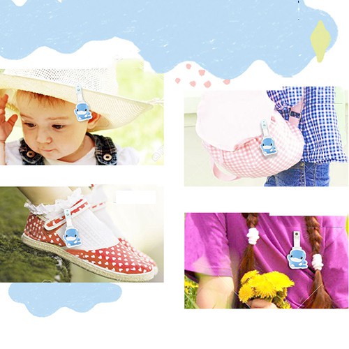 Kẹp áo tinh dầu chống muỗi cho bé KUKU KU1126