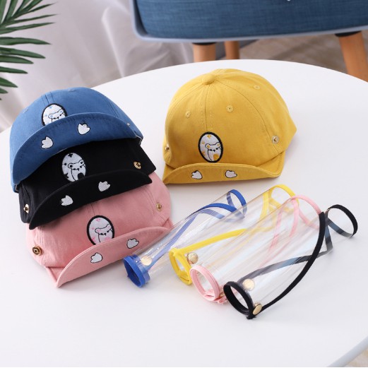 MUP 33 : Mũ lưỡi trai cho bé có tấm che bụi