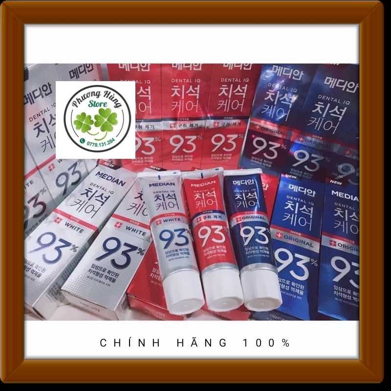 Kem đánh trắng răng Median 93% tuýp 120g