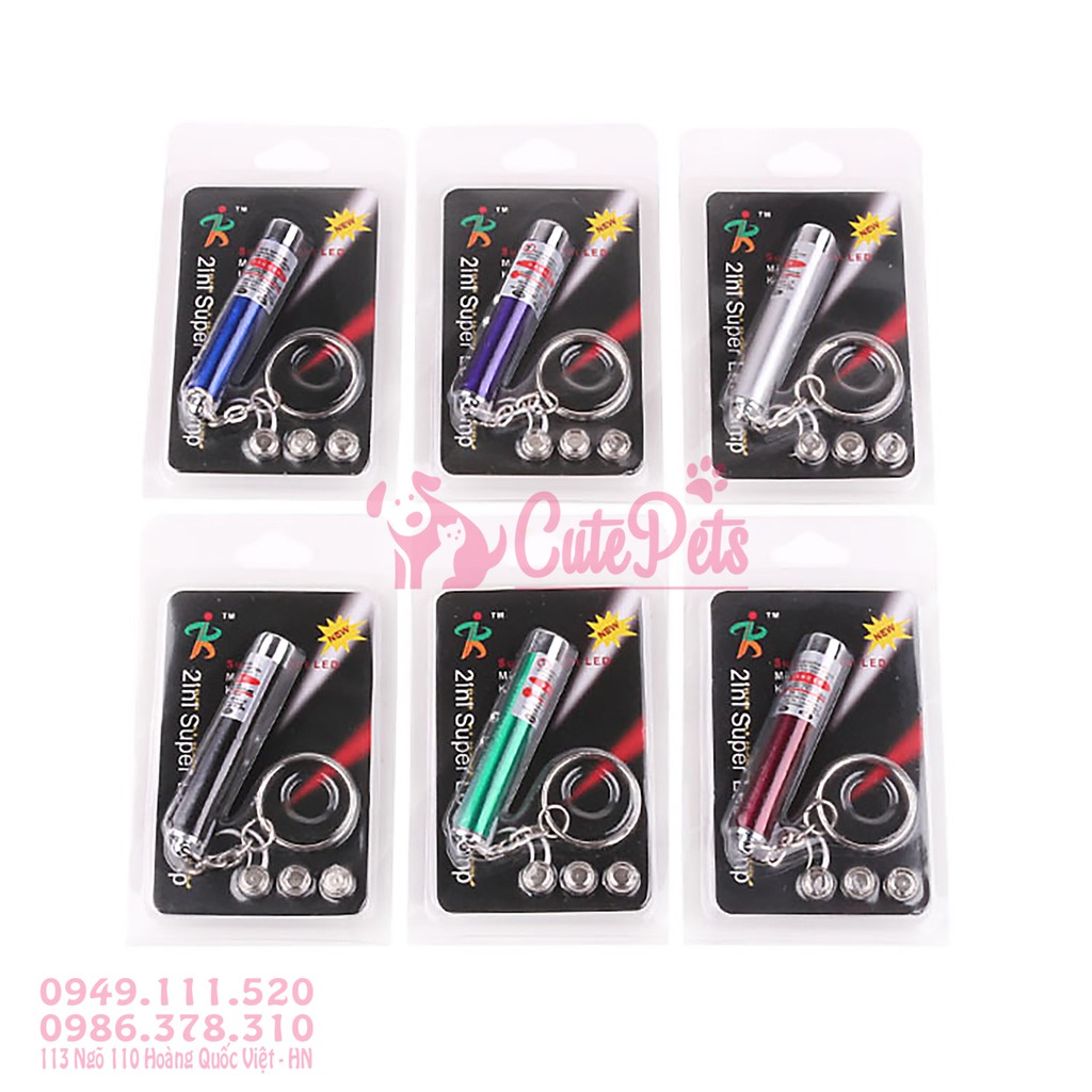 Đồ chơi cho mèo Đèn Lazer vờ mèo 2 in 1 Lazer và chiếu sáng - CutePets