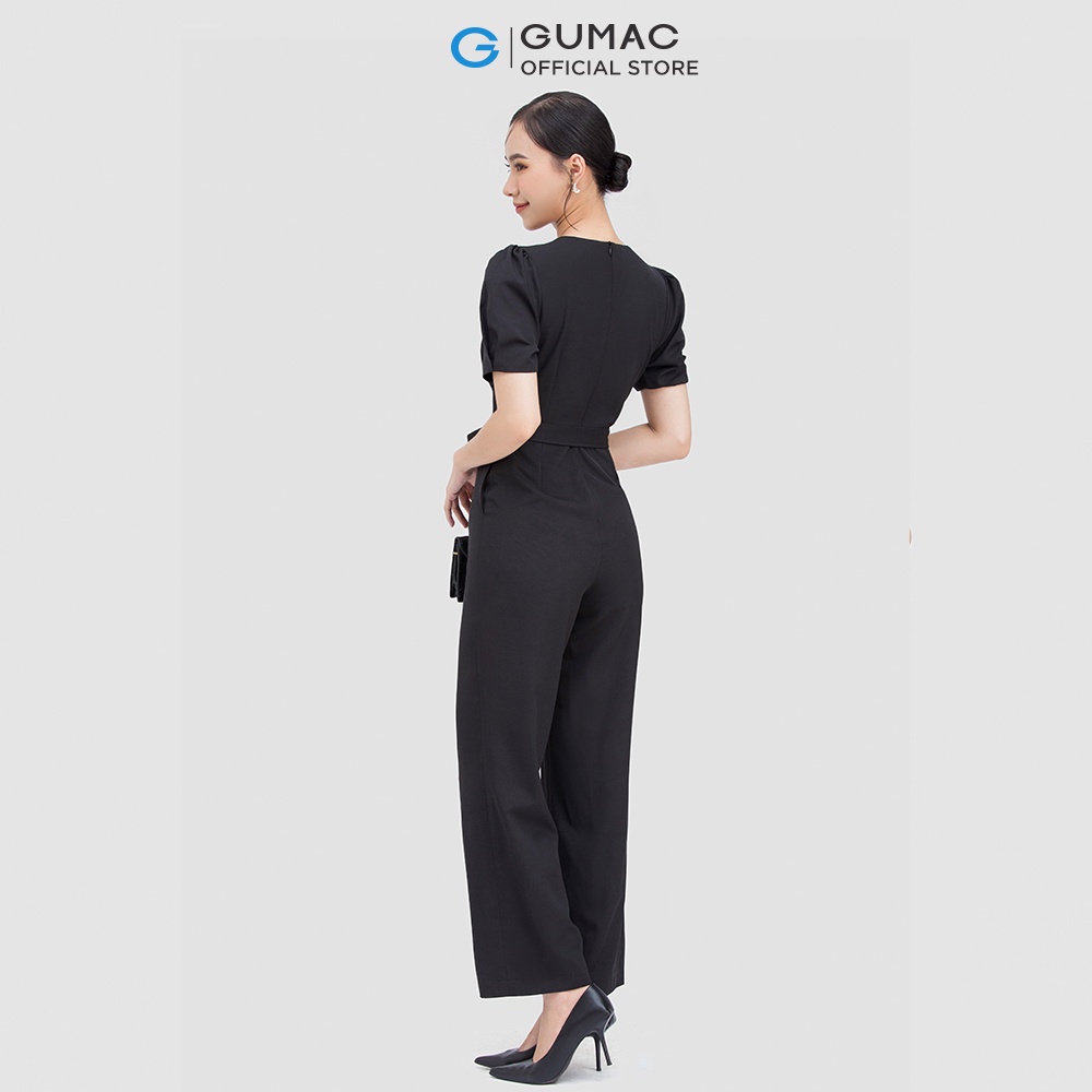 [Mã WABRGUM giảm 10% tối đa 30K đơn 99K] Jumpsuit phối phụ kiện DC05042 thời trang GUMAC