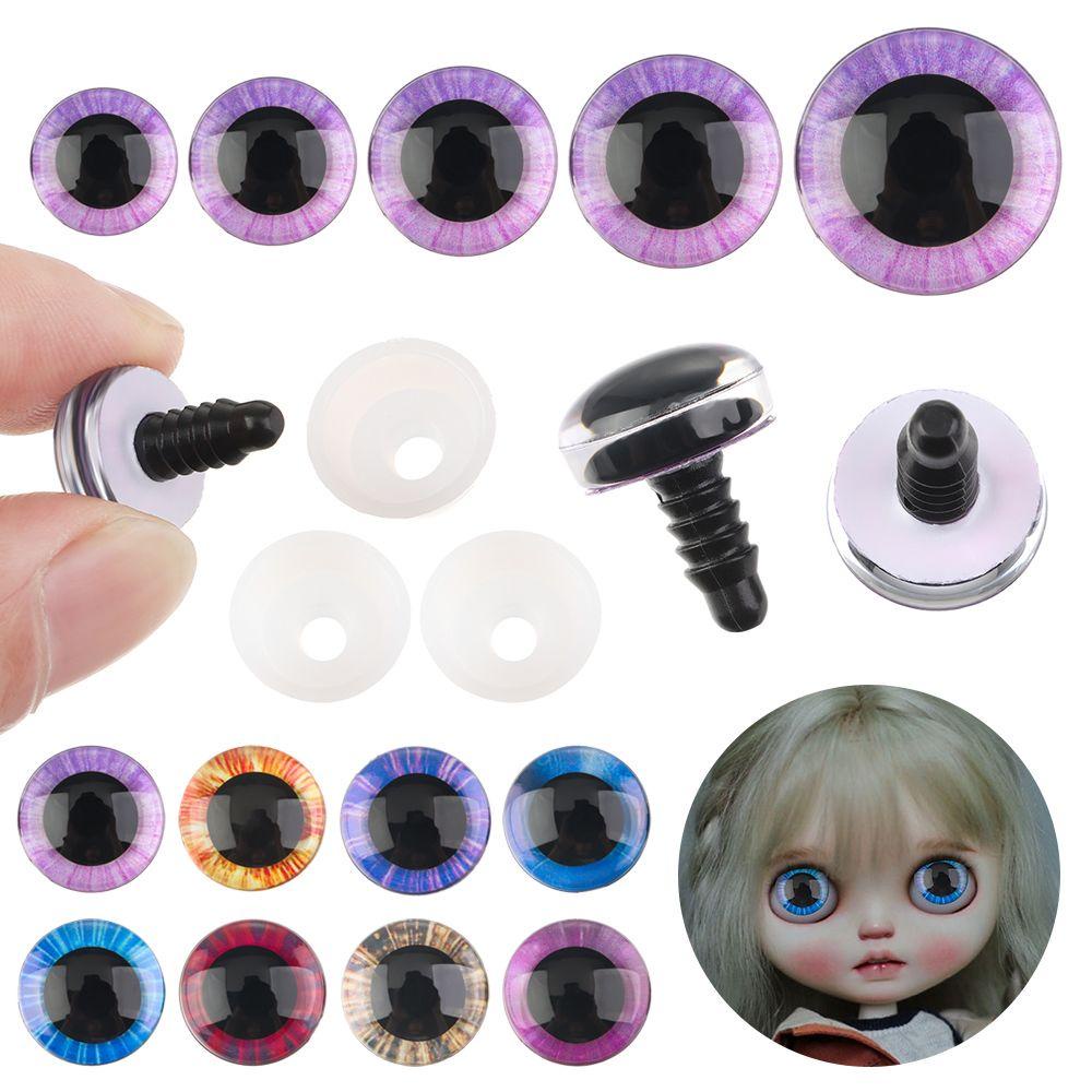 Mắt Nhồi Bông 3D 14 / 16 / 18 / 20 / 25mm Trang Trí Búp Bê
