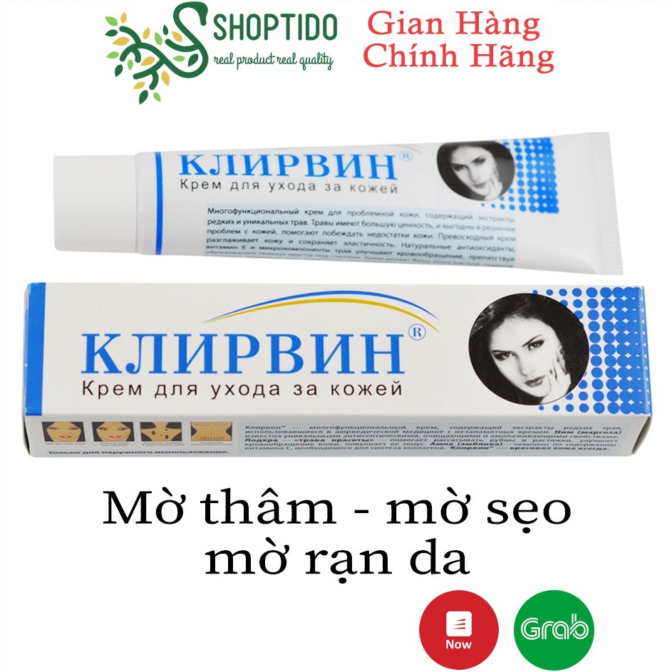 Kem hỗ trợ mờ sẹo mờ thâm, rạn da Klirvin Nga 25G NPP Shoptido