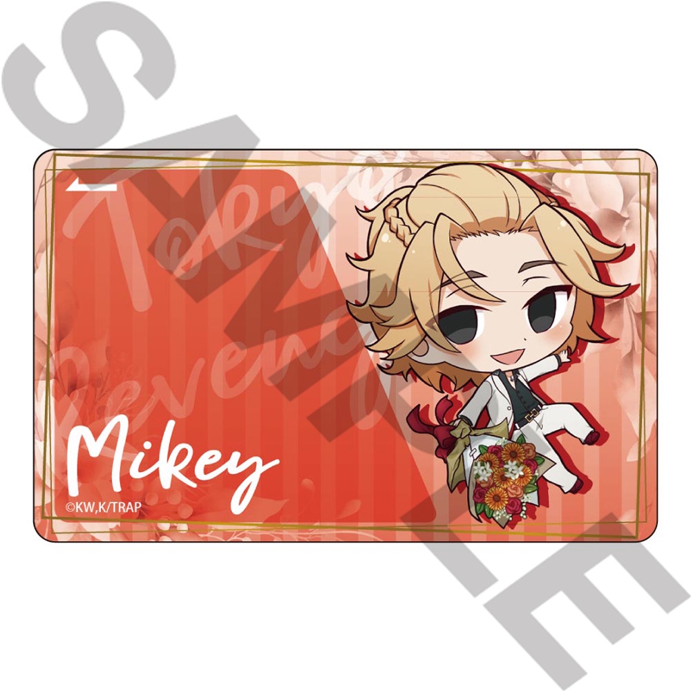 Ảnh card bo góc in hình TOKYO REVENGERS TẶNG HOA ver thẻ bo viền 5*8cm anime chibi
