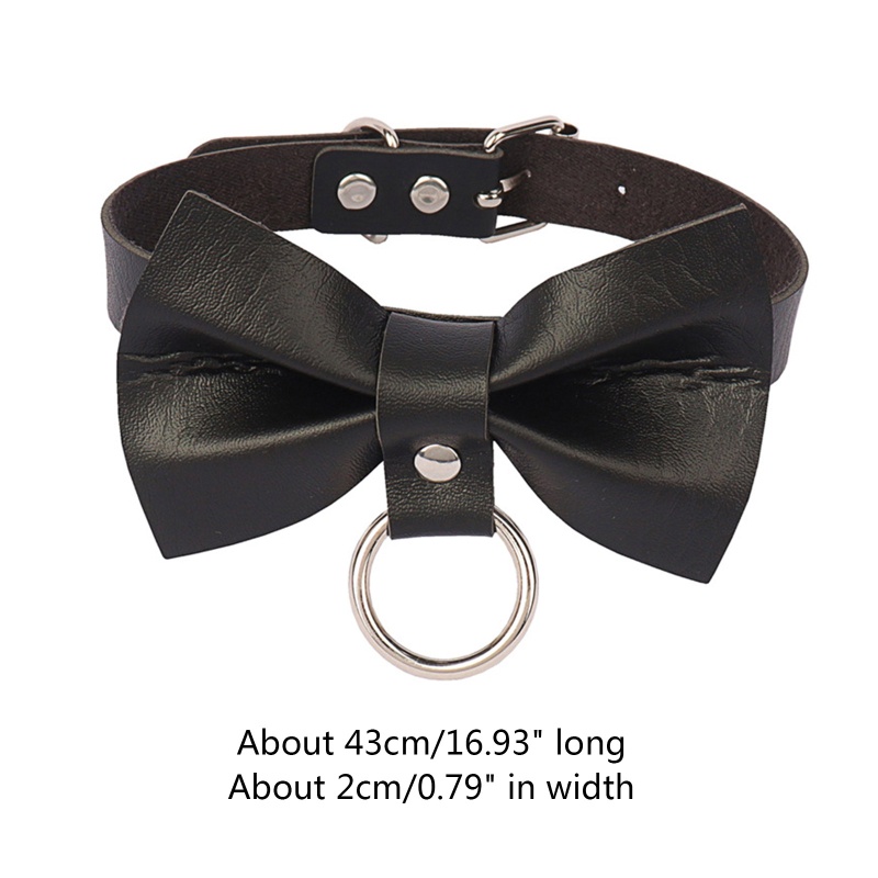 Vòng Cổ Choker Da PU Phong Cách Punk Goth Rock Cá Tính