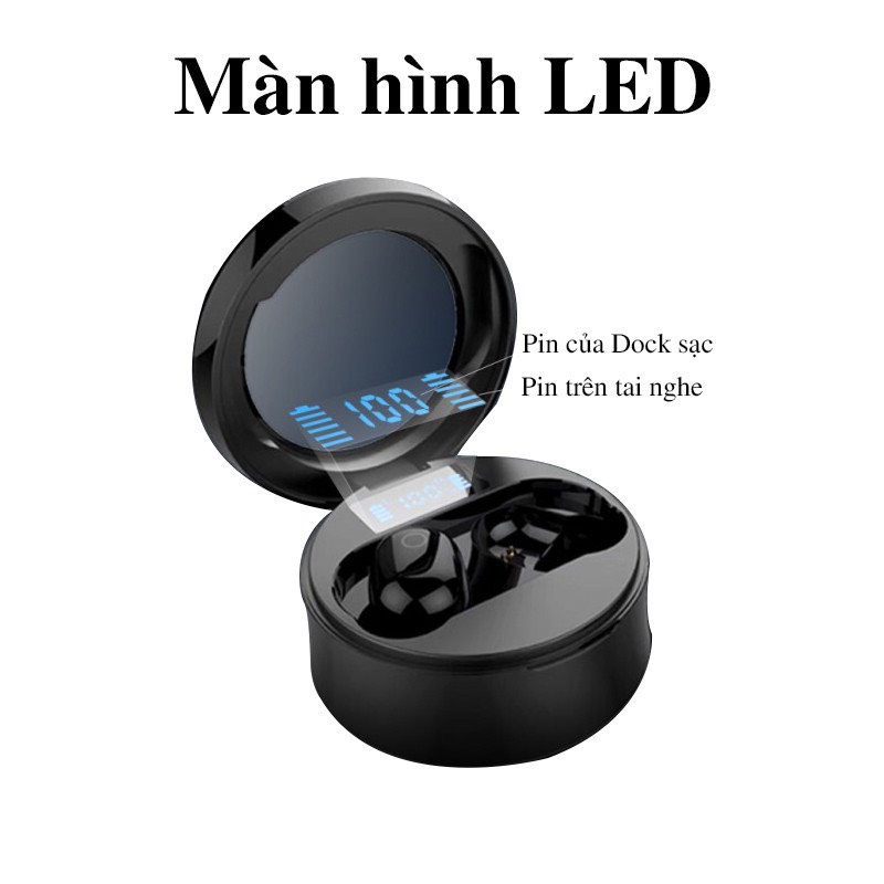 Tai nghe bluetooth TWS Magicsee R11, bass to, pin trâu, sạc type-C