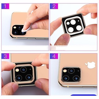 [CHÍNH HÃNG TOTU] BỘ DÁN KÍNH BẢO VỆ CAMERA IPHONE 11 PRO. 11 PRO MAX
