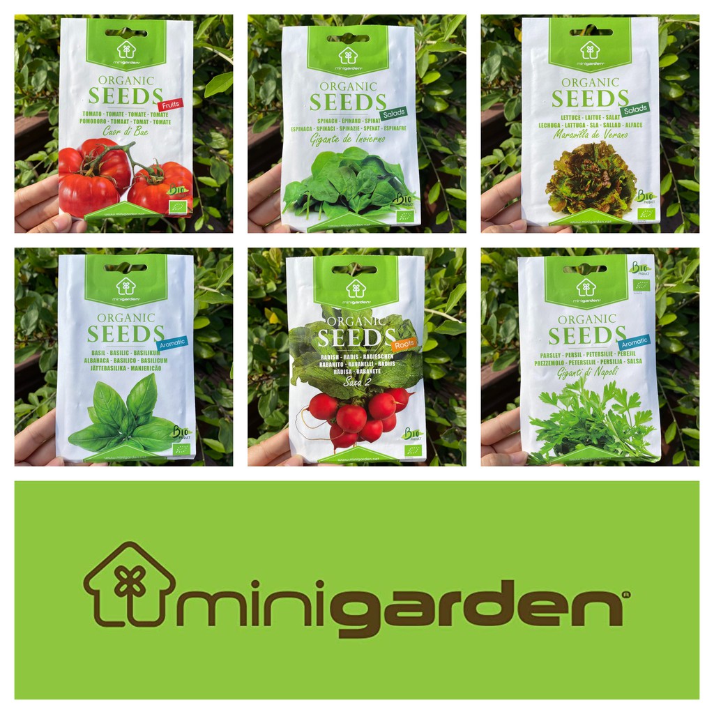[MINIGARDEN] HẠT GIỐNG RAU CỦ HỮU CƠ - Organic Vegetables Seed