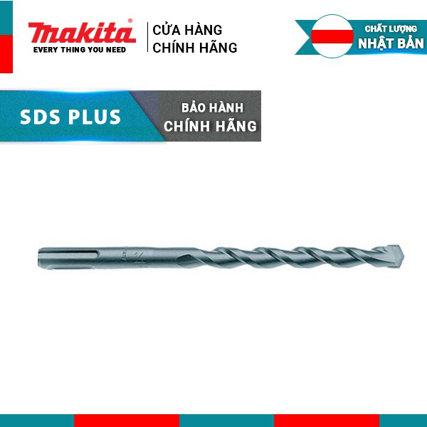 Mũi khoan Makita - SDS Plus ( Mũi TCT) (máy khoan bê tông 2kg) từ Ø5-Ø10 với nhiều chiều dài từ 160mm-460mm