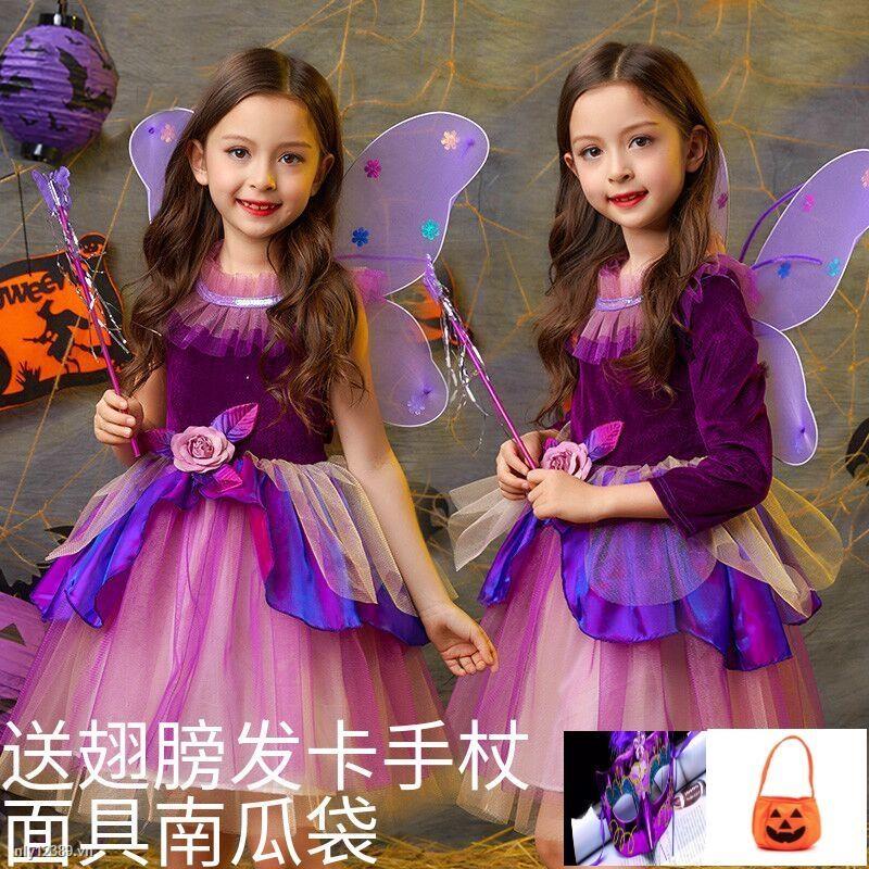 Đầm Hóa Trang Halloween Công Chúa Bạch Tuyết Cho Bé Gái