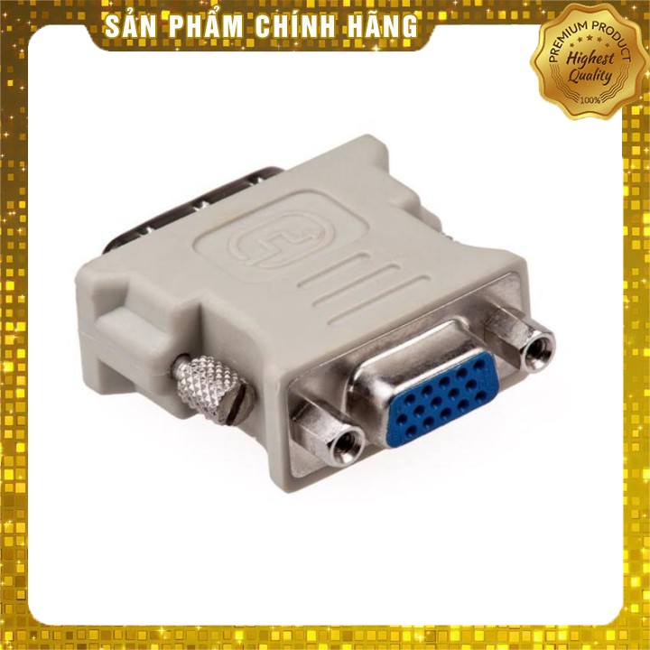 ĐẦU CHUYỂN DVI TO VGA Xả Kho) ĐẦU CHUYỂN DVI TO VGA (24+1, 24+5)  ĐẢM BẢO CHẤT LƯỢNG.Z DVI/1 DD5