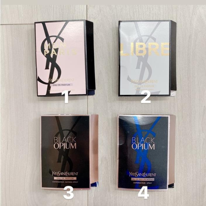 Vial Mẫu Thử Nước Hoa Mini Y.SL Yves Saint Laurent Mon Paris - Libre - Black Opium Đủ Loại 1.2ml