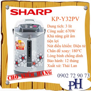 Bình thủy điện Sharp KP-Y32PV "SS"