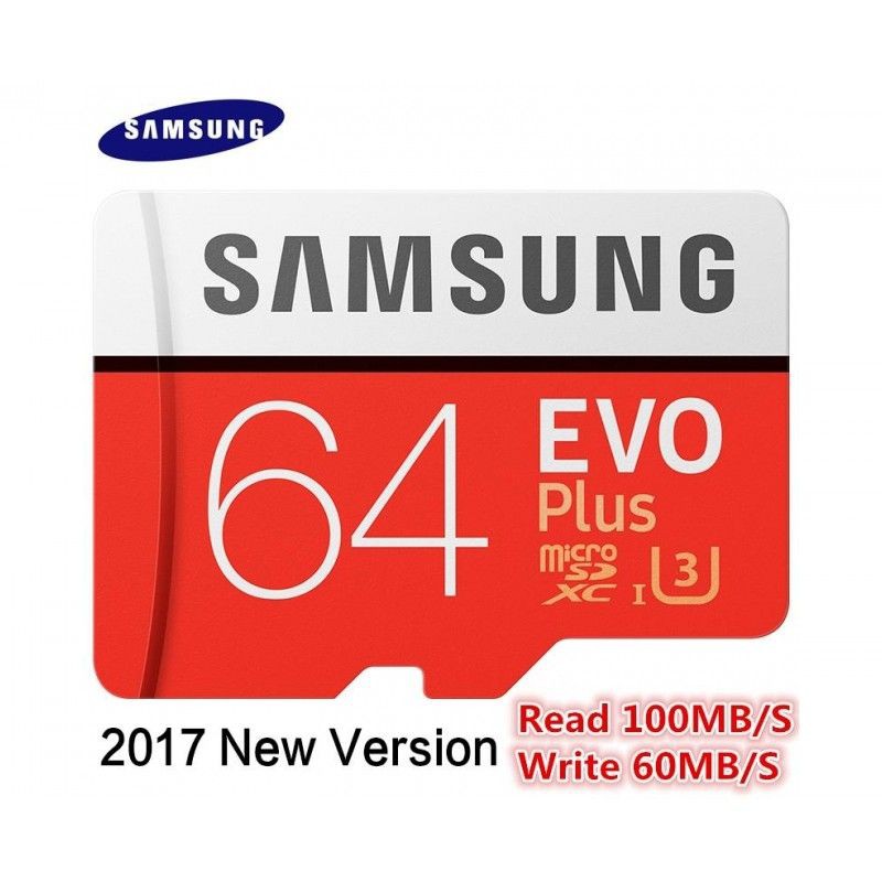 Thẻ Nhớ Micro SDXC Samsung Evo Plus 64GB Class 10 - 100MB/s (Kèm Adapter)