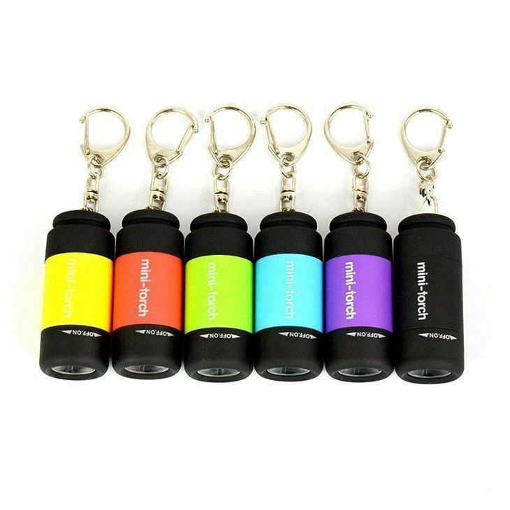 Đèn Pin Móc Khóa Mini Có Cổng Sạc Usb